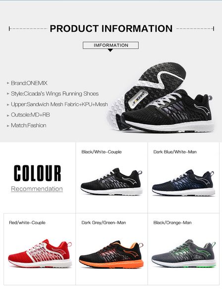 

low cut men sport shoes running onemix mens sneakers light walking shoe outdoor man mesh lightweight sneaker