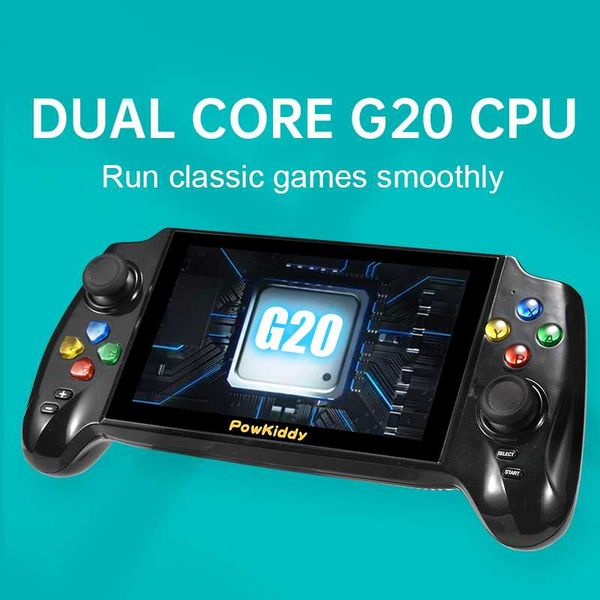 

portable game players 5.1 inch x13 nostalgic retro handheld console double gamepad video built in 3000 tv output children