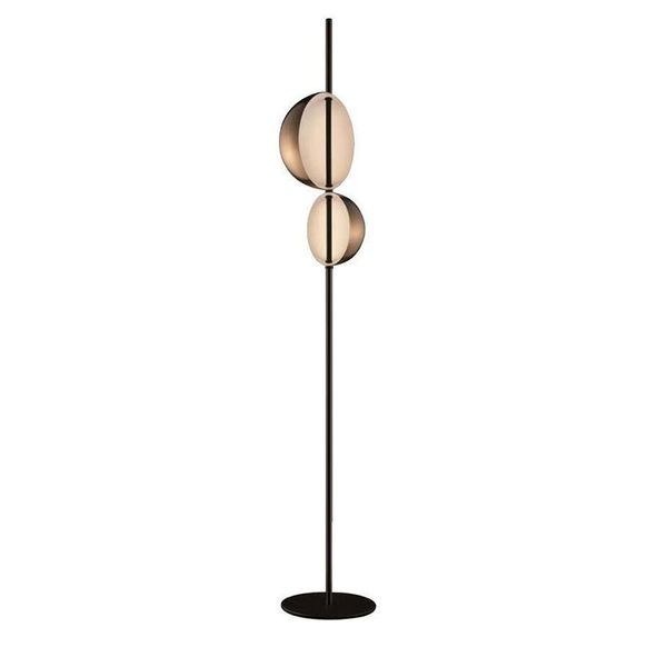 

est led floor lamp modern light standing for living room black or gold double lampshade table lamps