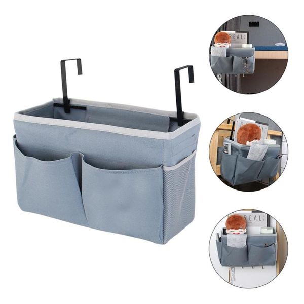 

storage bags 1pc hanging bag creative cloth art dorm bunk (grey)