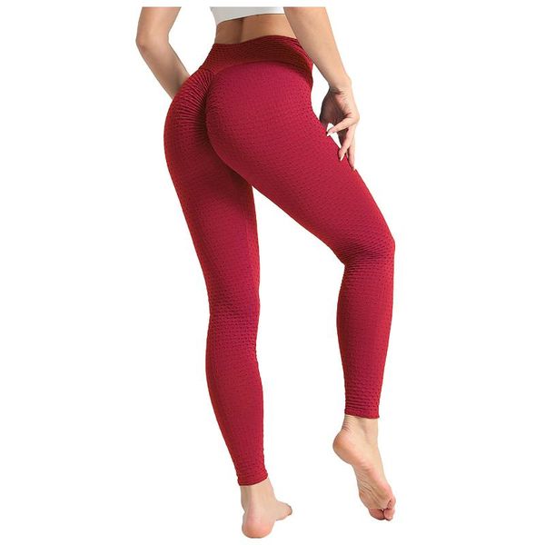 

ladies jacquard hip-lifting sports fitness running high-waist yoga pants fashion close-fitting trousers women's leggings, Black