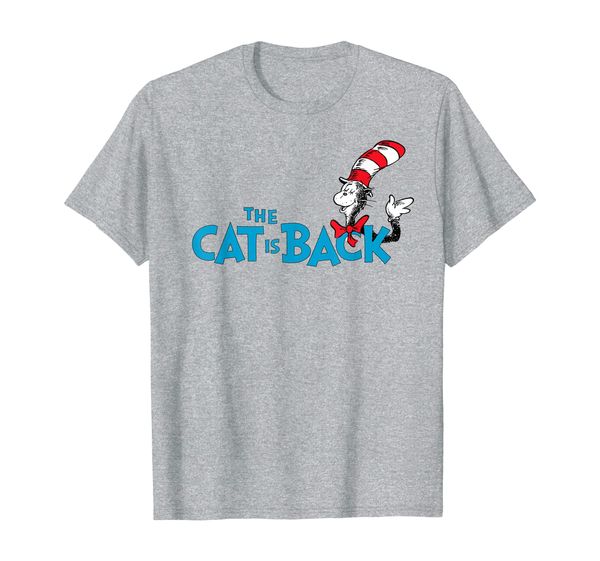

dr. seuss the cat is back t-shirt, White;black