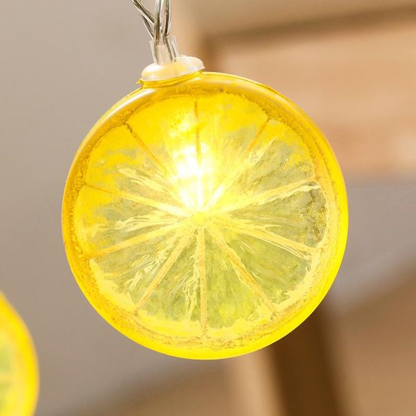 

strings lemon shape fairy string lights warm white strip light battery/usb operated decorations for christmas birthday wedding