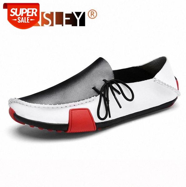 

classic men casual shoes italy designer leather loafers men summer autumn oxford moccasins mens shoes driving big size 46 47 #nc5r
