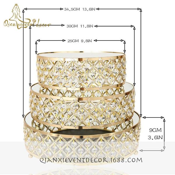 

other bakeware golden crystal cake stand 1pcs