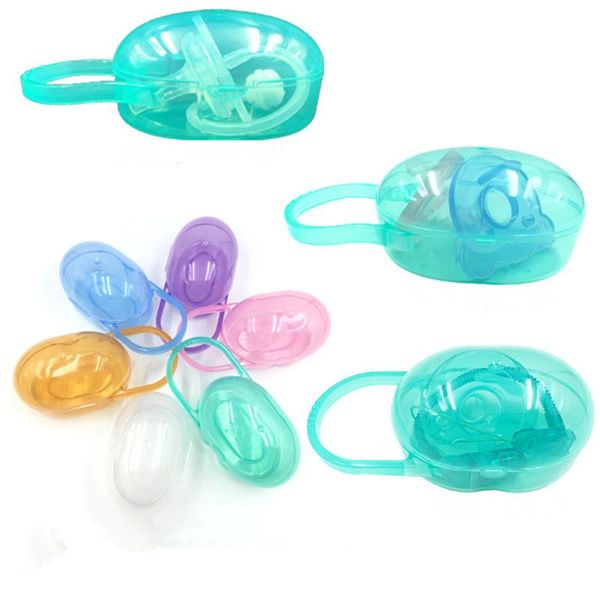 

plastic baby solid pacifier box travel storage products pacifiers#