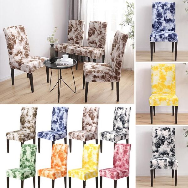

chair covers spandex flower print stretch elastic slipcovers dining wedding banquet folding el cover removable