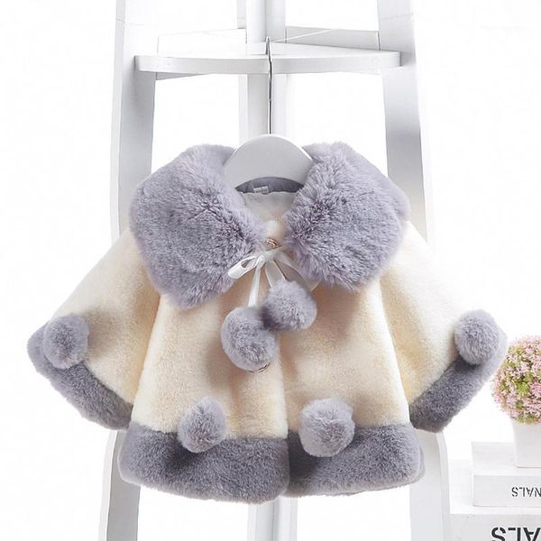

jackets children winter coat for girls princess outer fashion warm cloak coats 6-36months toddler baby's christmas year costumes1, Blue;gray