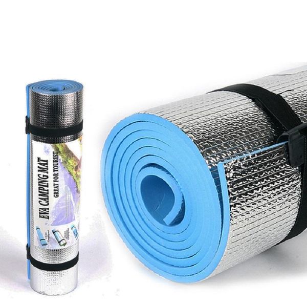 

outdoor camping mat air mattress picnic blanket pads aluminum foil dampproof beach 180*50*0.6cm