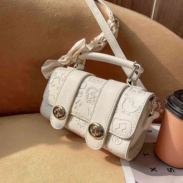 

bag high sense handbag women's 2021 fashion net red foreign style small square one shoulder menger