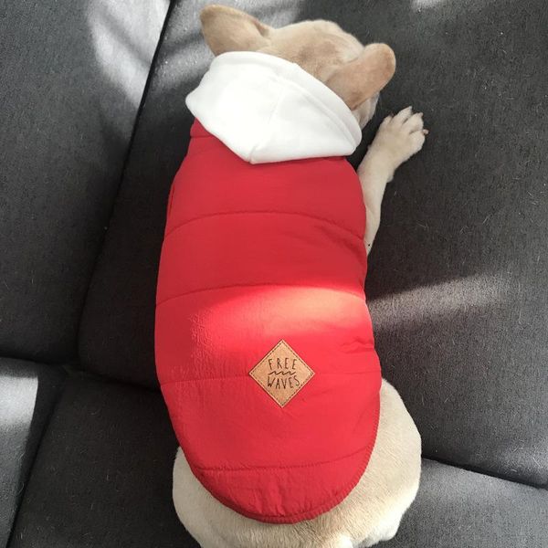 

dog apparel warm winter clothes for small large dogs pet jacket coat padded puppy outfit vest chihuahua french costume