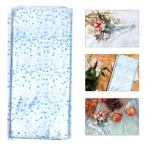 

gift wrap 100pcs packing paper waterproof plastic transparent wrapping