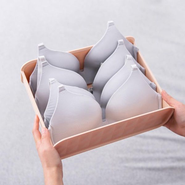 

storage drawers socks box plastic underwear multiple grid cosmetic makeup case ac889