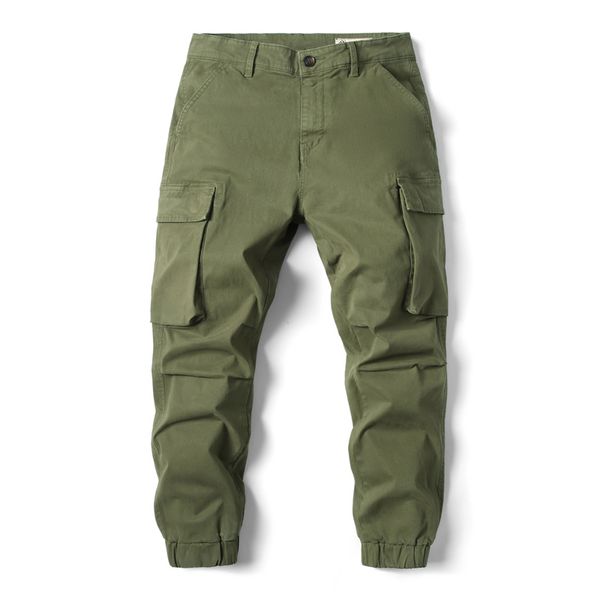 

camouflage men pants cotton military multi-pockets pants camo tactical trousers army pants male spring 2021, Black