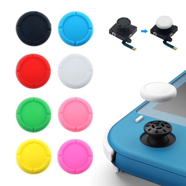 Sostituzione Thumb Stick Grip Cover per Nintend Switch NS Lite Joy-Con JoyCon Joystick 3D Analogico Thumbstick Tappo in silicone