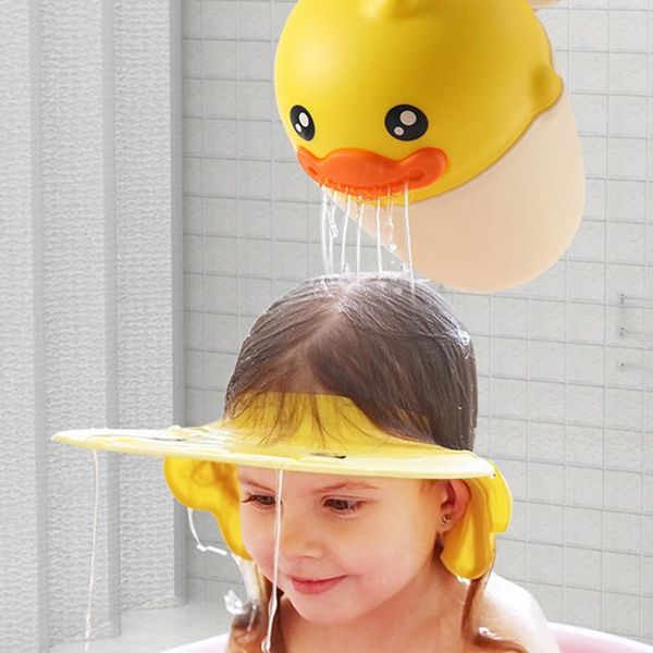 

shower caps baby shampoo ear protection cap adjustable toddler waterproof bath