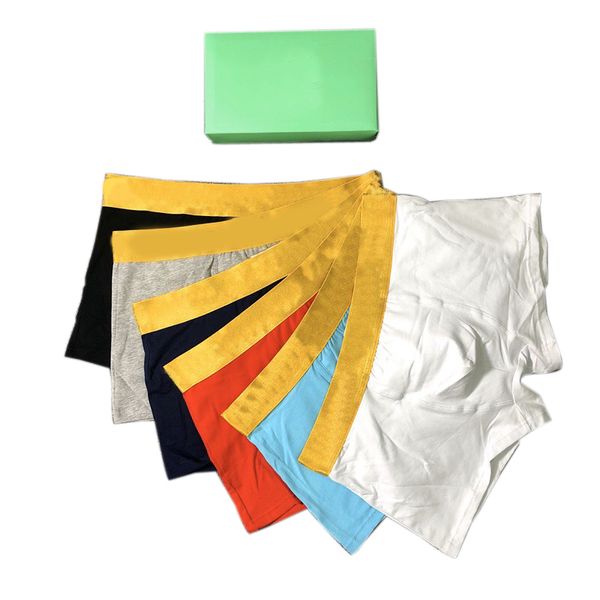 

2021 designer brands underpants for men classic mens boxer captain underpant book set casual shorts underwear breathable cotton underwears 3, Black;white