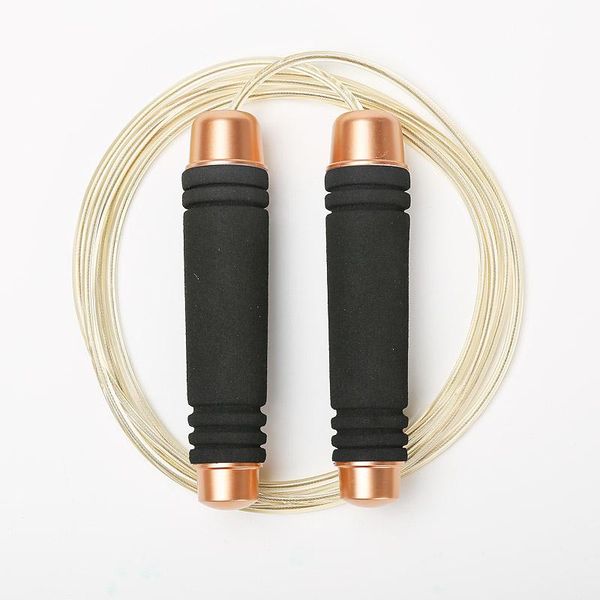 

jump ropes foam handle bearing steel wire skipping rope fitness exercise equipment