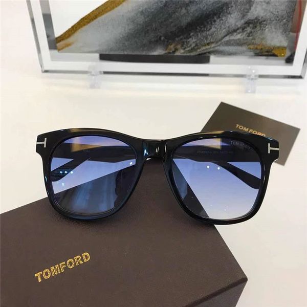 

designer men's and women's sunglasses plate black full frame sunglasses ft0833, White;black