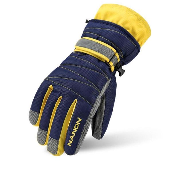 

ski gloves winter tech windproof waterproof snow work glove warm hands in cold weather