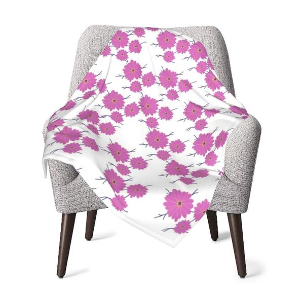 

blankets & swaddling infant baby blanket quilt pink flowers leaves cute cartoon gift born swaddleme soft children stroller wrap for girl boy