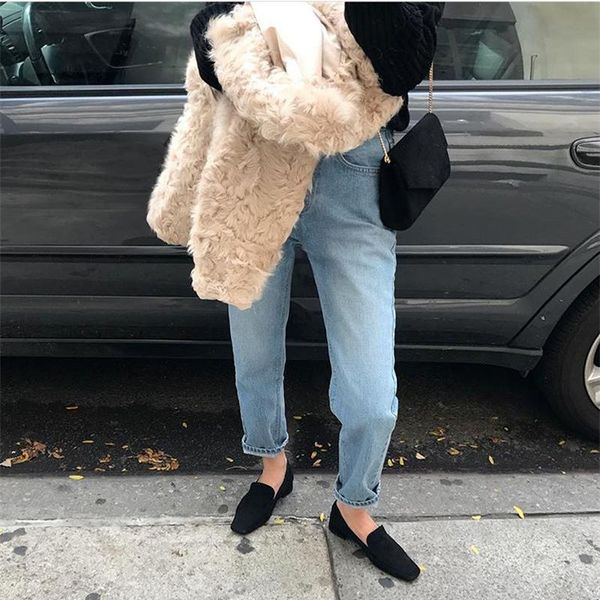 

neploe high waist hip button design denim pants women loose causal spring summer 2021 pantalones all match trousers mujer women's jeans, Blue