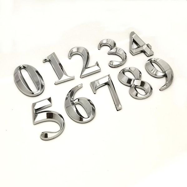 

other door hardware 5cm 3d house number self adhesive sign digit apartment el office address street stickers plate