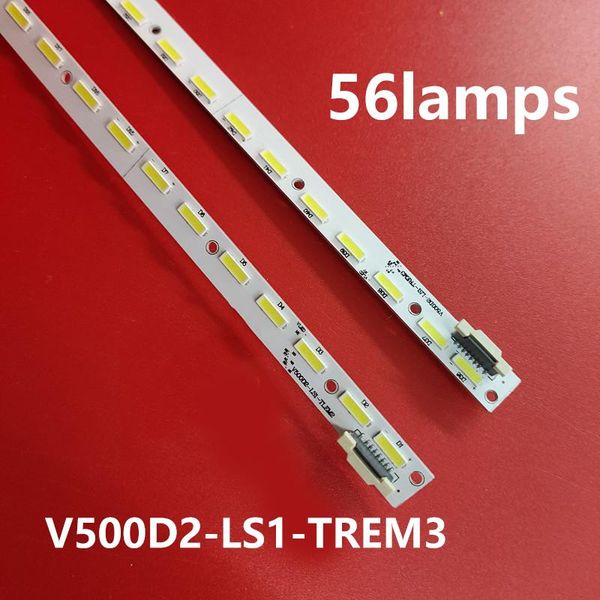 

strips 10pcs led backlight strip 56lamp v500d2-ls1-trem3/tlem2 for tx-50asw604 tx-50as600b tx-50as520b tx-50a400b lu50h7300 v500dk2-ks1