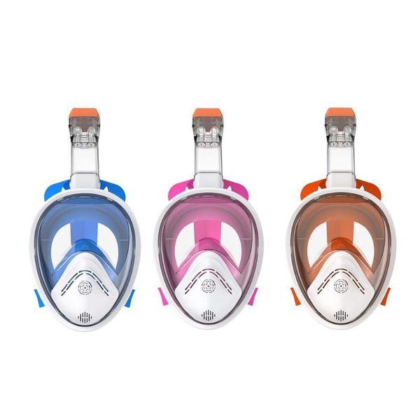 

diving masks swimming mask full face anti-fog goggles with camera installation underwater wide-angle snorkel equipment