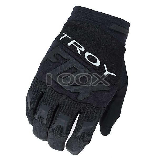 Motocross MX Racing Gloves Scooter Street Moto Enduro Mountain Fahrrad Offroad Cycling Full Black Gloves H1022