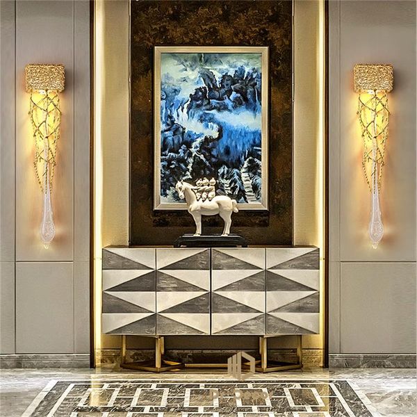 

wall lamp modern led aluminium lamps for living room nordic hollow art decor light aisle bedside indoor lighting fixtures