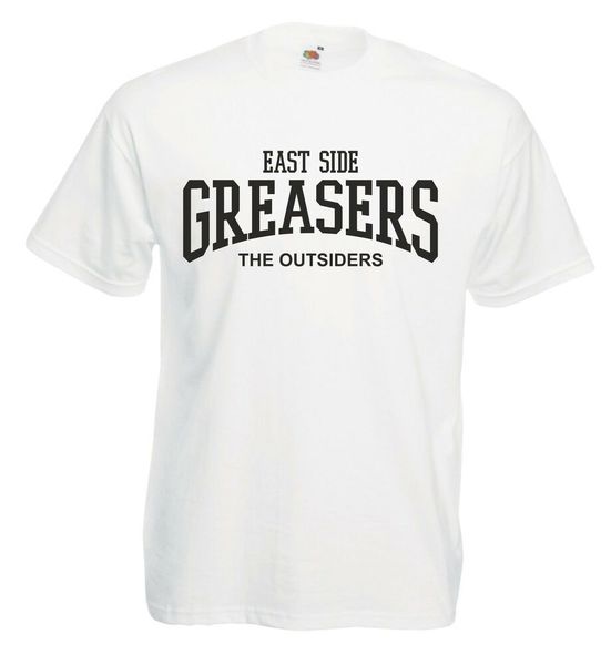 

east side greasers t-shirt - the outsiders, various colours, White;black