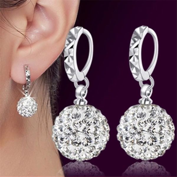

stud sterling silver jewelry shambhala luxury zirconia female original brand of high-end vintage earrings, Golden;silver