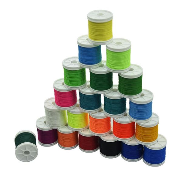 

braid line fishing rod guide winding thread 150d braided wire polyester fiber ring fasten diy building accessory150m