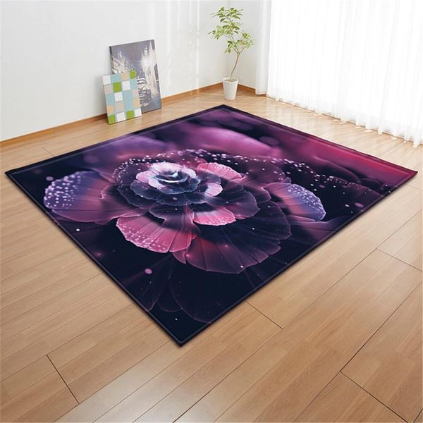 

carpets fashionable living room with 3d flower carpet anti slip flannel children's play mat corridor floor area