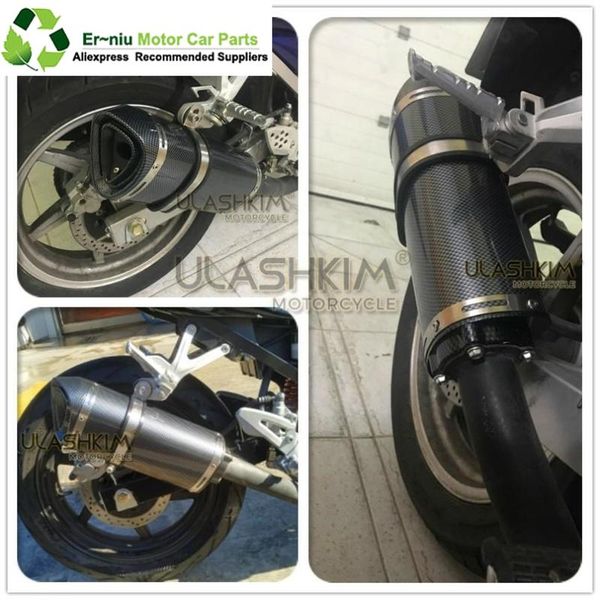 

motorcycle exhaust system modified change slip on muffler for cbf 125 150