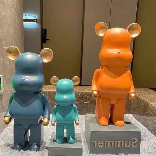 

33creative net red violent bear piggy bank landing large ornaments living room tv cabinet accessories light luxury cartoon doll