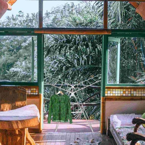 

hangers & racks 1pc home clothes hanger landing stainless steel rack