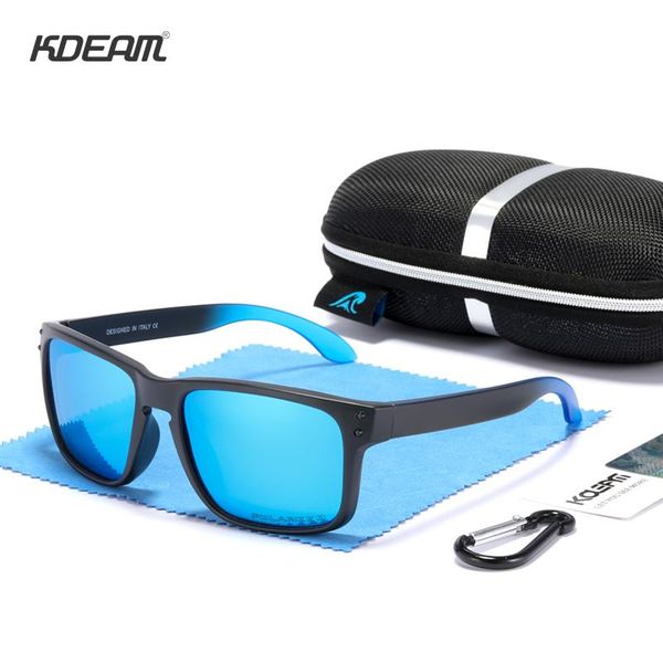

square polarized sunglasses men women legend design shades real coating sunglass zipper case included, White;black
