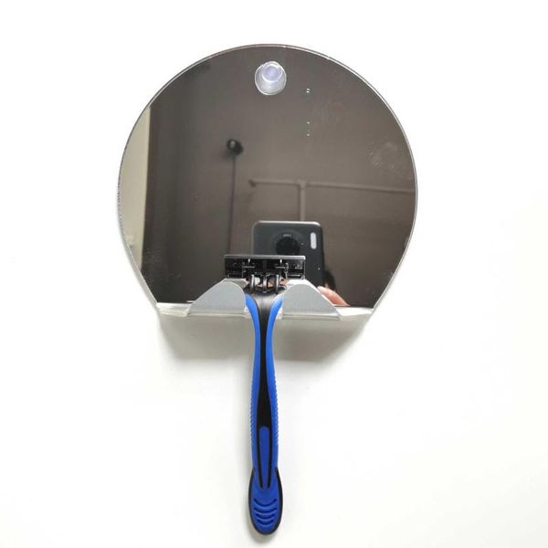 

mirrors hook hanging shaving mirror shower makeup fog bath bathroom gadgets storage razor