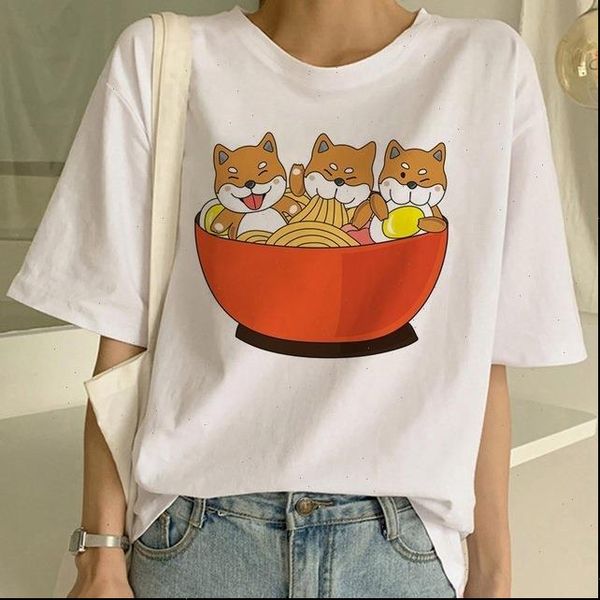 

womens summer for women harajuku style thin section t shirt funny dogs printed tshirt fashion female clothing, White