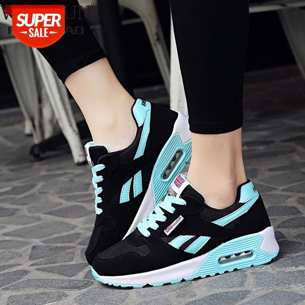 

wdhkun women air cushion sports shoes outdoor running lace up ladies woman sneakers tenis feminino casual flats se636 #fy3e