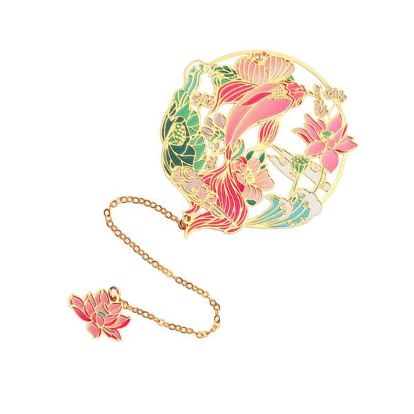 

national style bookmark with pendant exquisite unique page marker