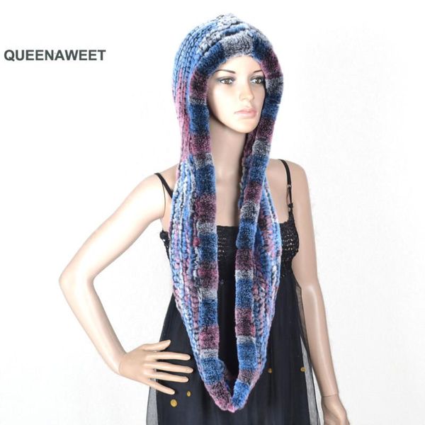 

scarves 005 rex fur women fashion casual nature ring scarf warm neckwear, Blue;gray