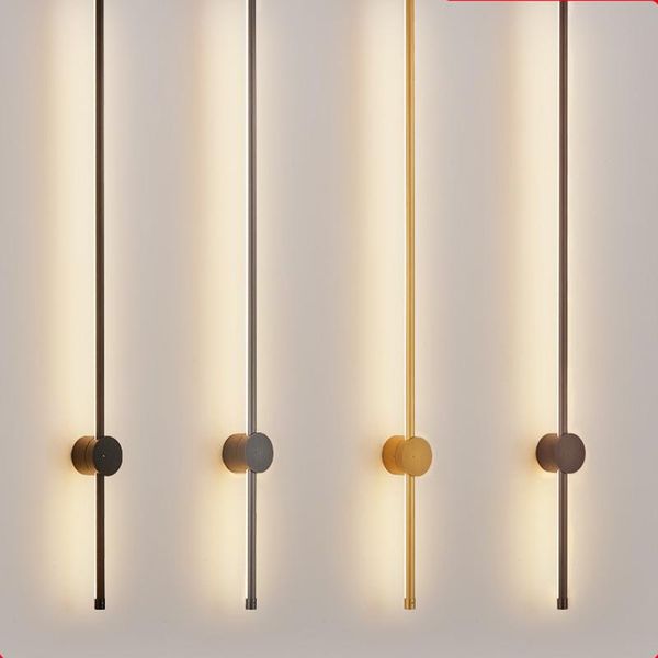 

wall lamp personality creative led modern minimalist nordic living room sofa background rotating bedroom