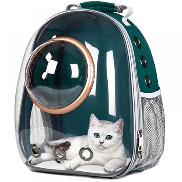 

astronaut window bubble carrying travel bag breathable space transparent pet carrier dog cat backpack carriers,crates & houses