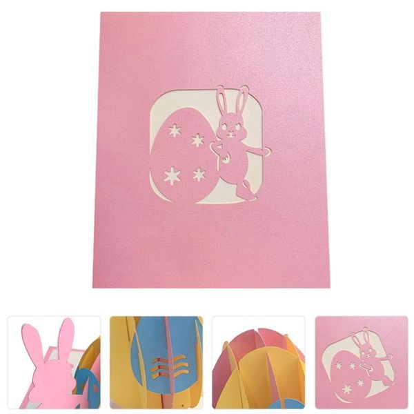 

1pc 3d greeting cards easter hollow blessing chic birthday gift