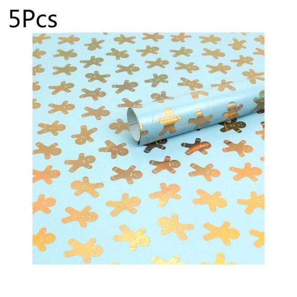 

5pcs waterproof christmas wrapping tissue paper diy gift present box packaging wrap