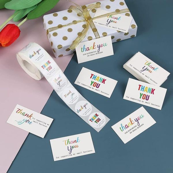 

gift wrap thank you stickers seal labels cards for handmade wedding awesome sticker thanks candy bags paper label
