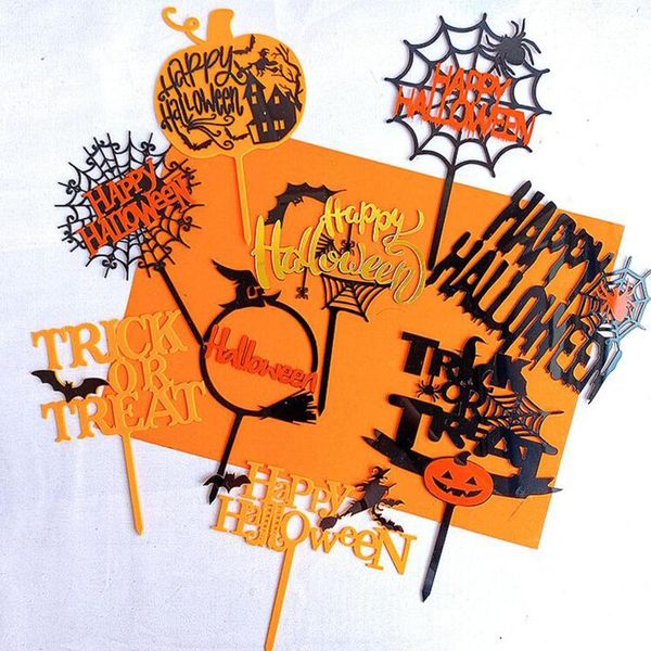 

other festive & party supplies multiple happy halloween letters acrylic cake er decor easter cupcake dessert decoration